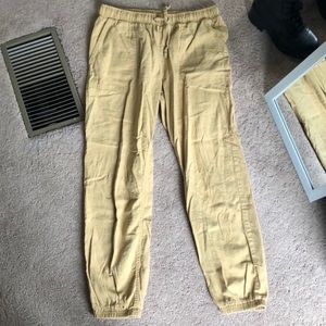 Khaki colored comfy pants